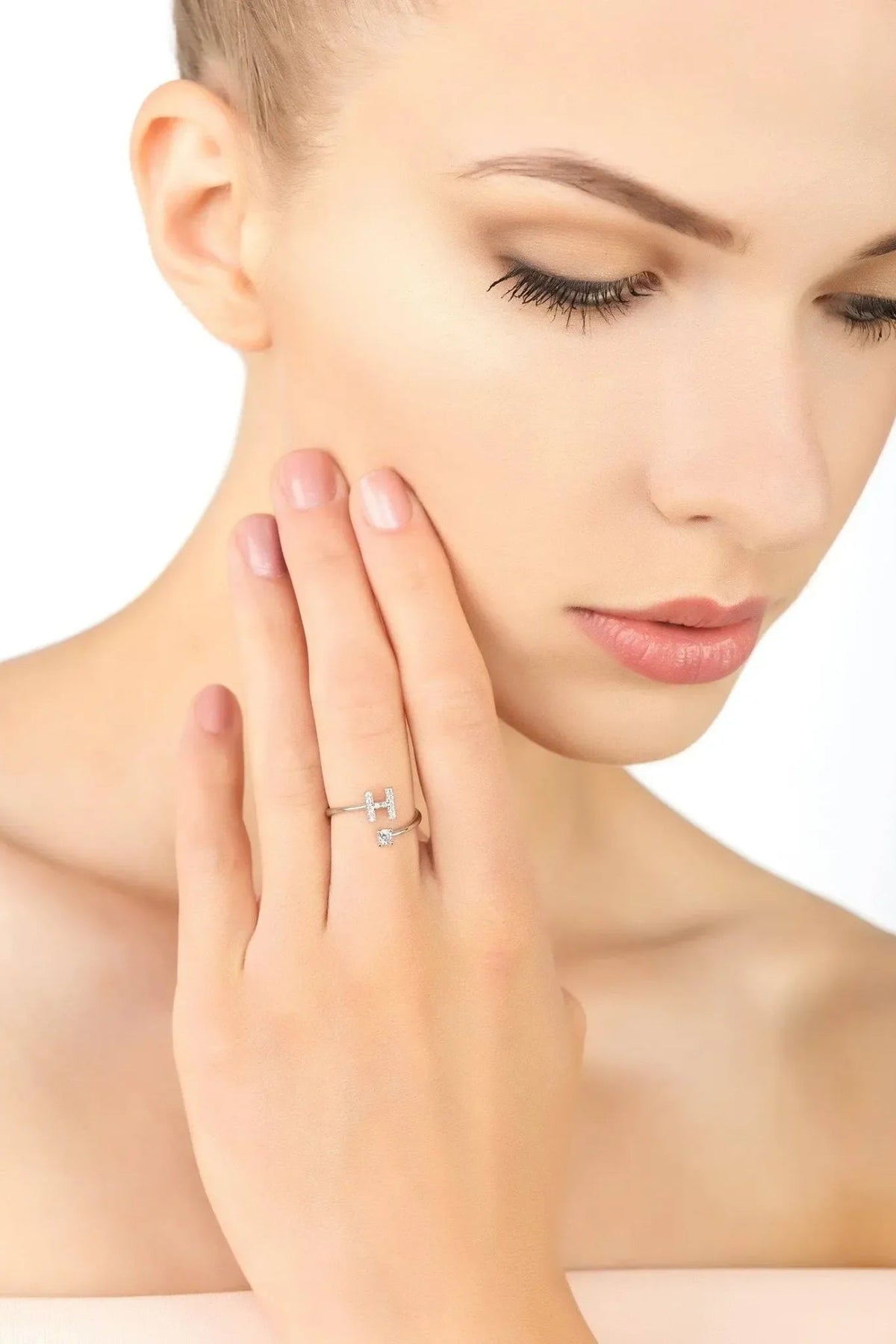 Initial Ring Silver H