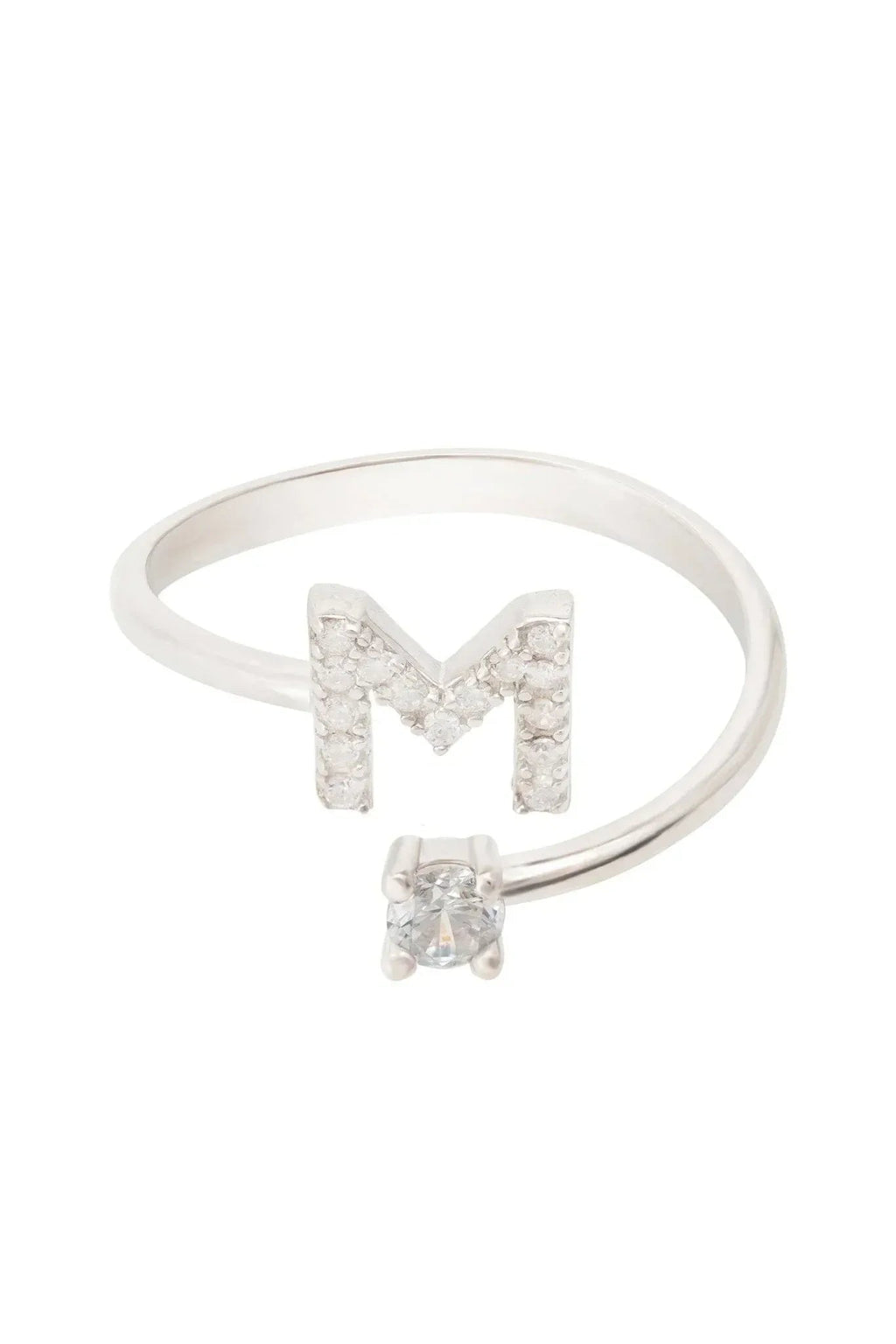 Initial Ring Silver M