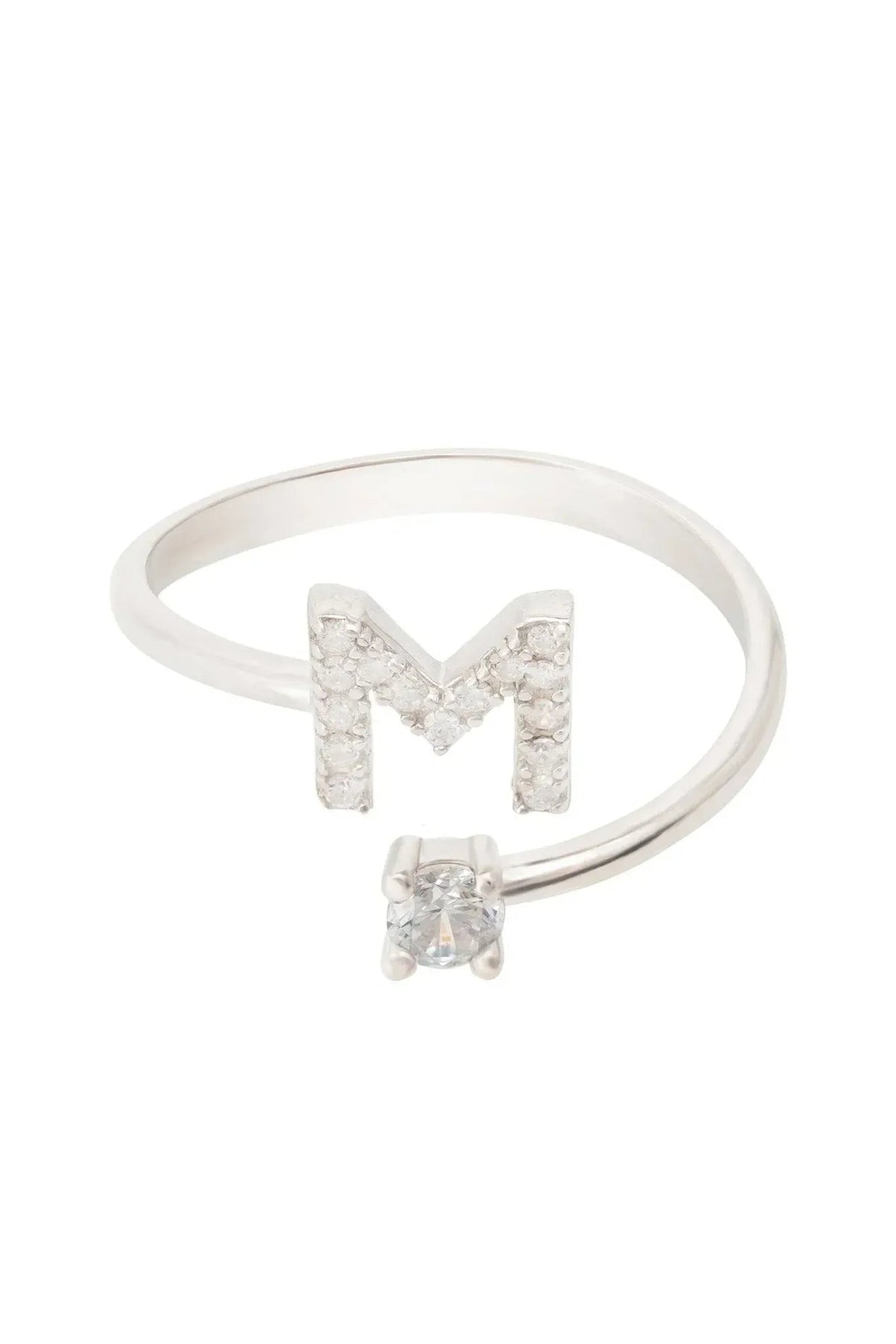 Initial Ring Silver M