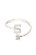 Initial Ring Silver S