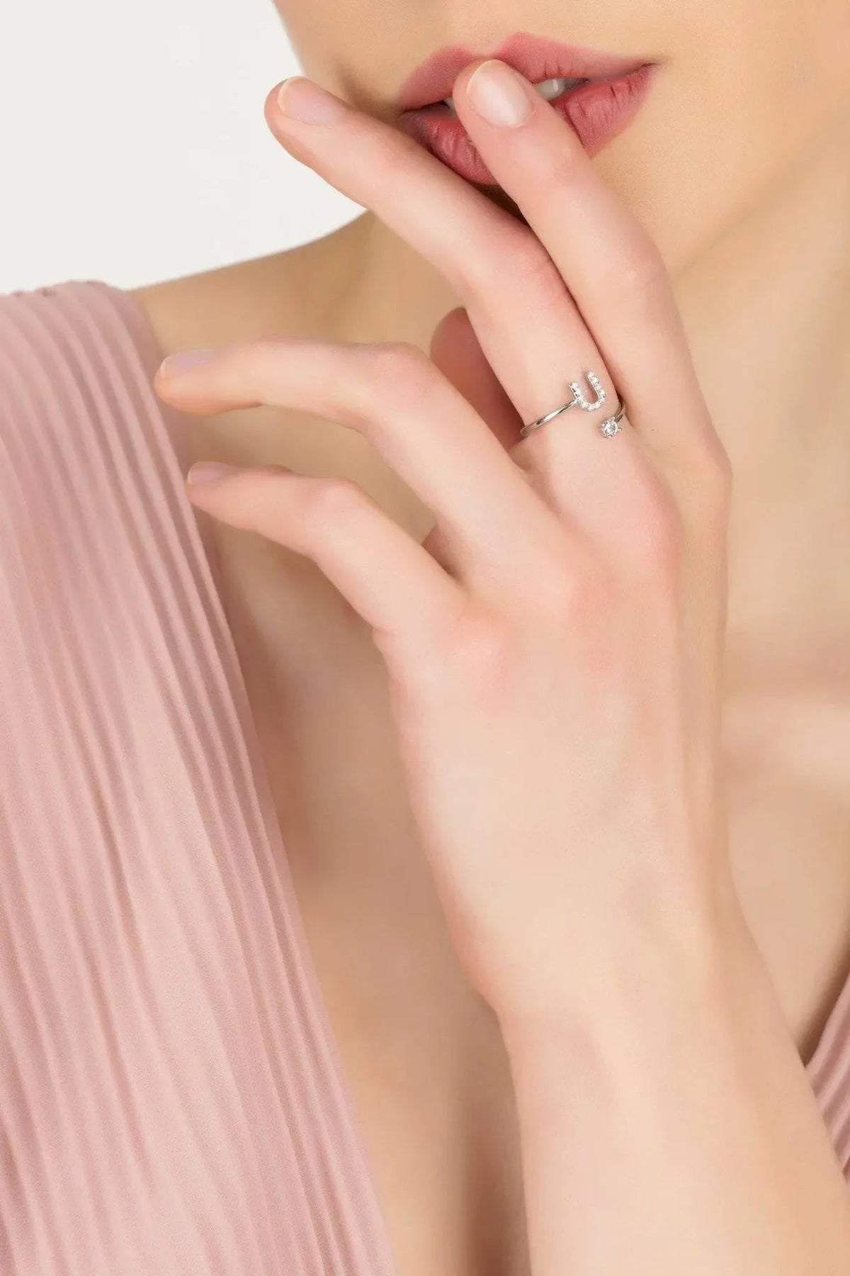 Initial Ring Silver U