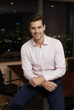 "Jamison" Pink Twill Spread Collar Dress Shirt-3
