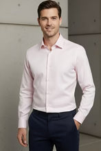 "Jamison" Pink Twill Spread Collar Dress Shirt-5