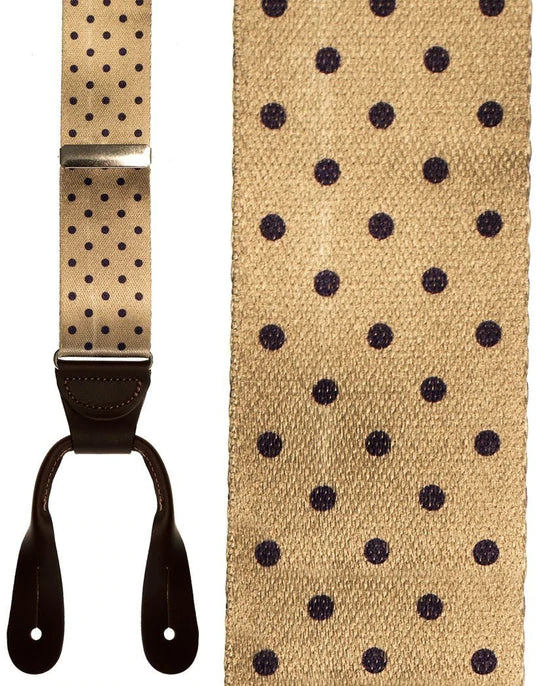 "Manhattan" Dots Suspenders 1.5"Width-4
