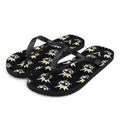 King Skull Pattern Flip Flops