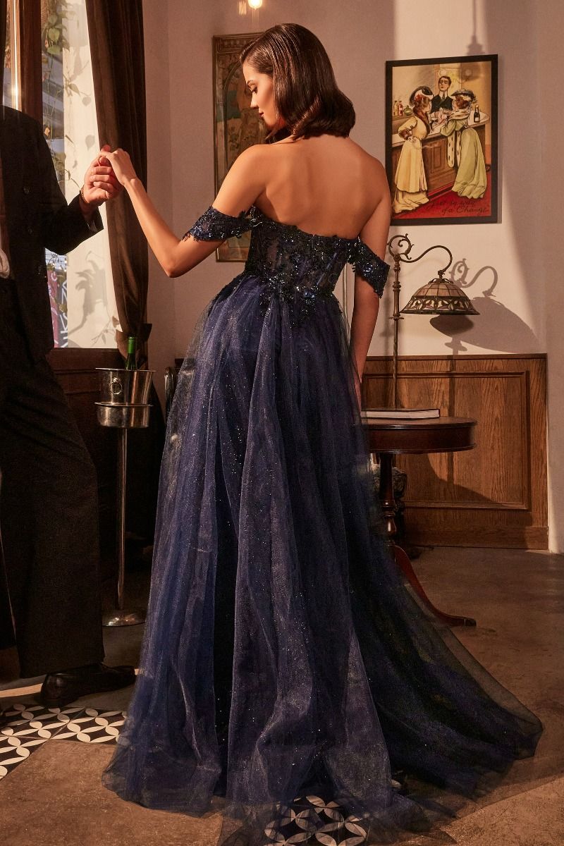 Layered Tulle A-Line Dress-3