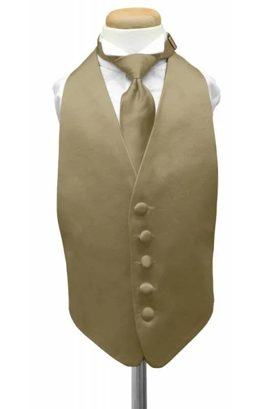 Luxury Satin Kids Tuxedo Vest-31