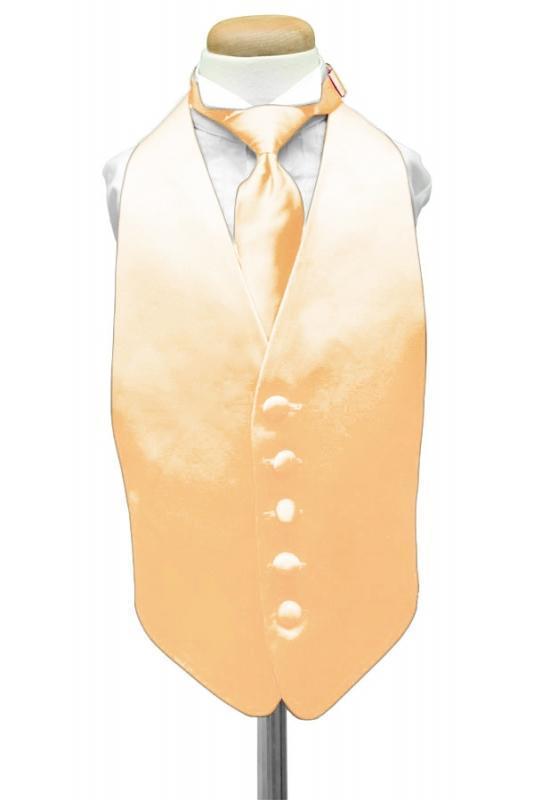 Luxury Satin Kids Tuxedo Vest-2