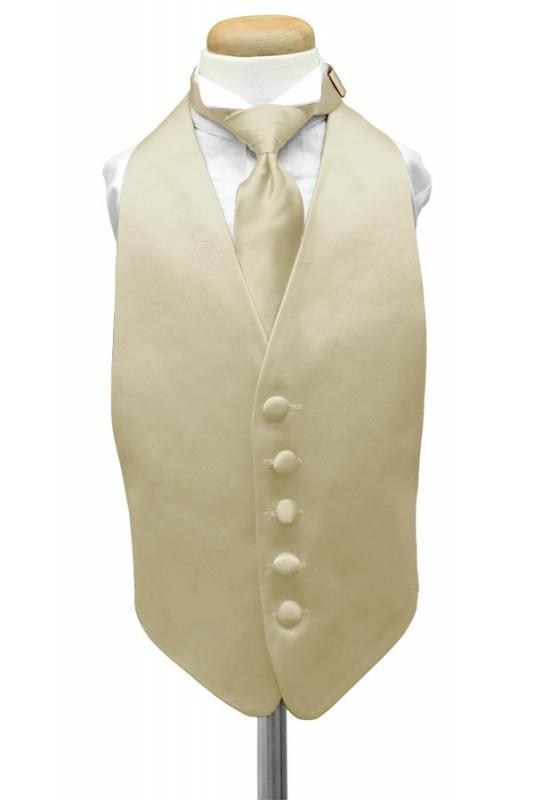 Luxury Satin Kids Tuxedo Vest-6