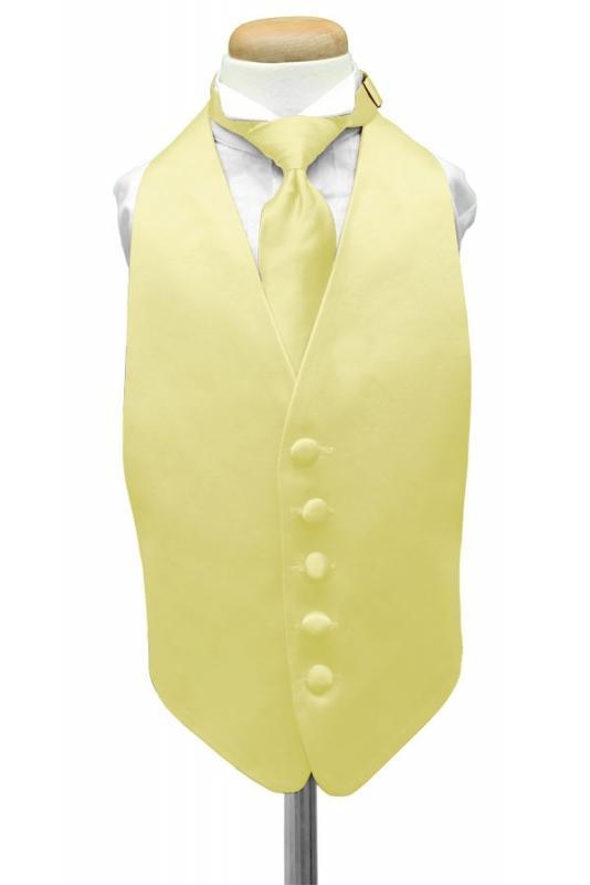Luxury Satin Kids Tuxedo Vest-7