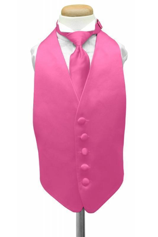 Luxury Satin Kids Tuxedo Vest-11