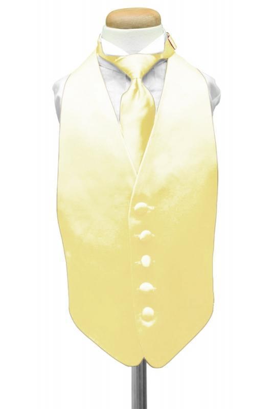 Luxury Satin Kids Tuxedo Vest-9