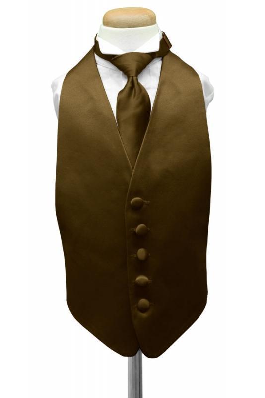 Luxury Satin Kids Tuxedo Vest-14