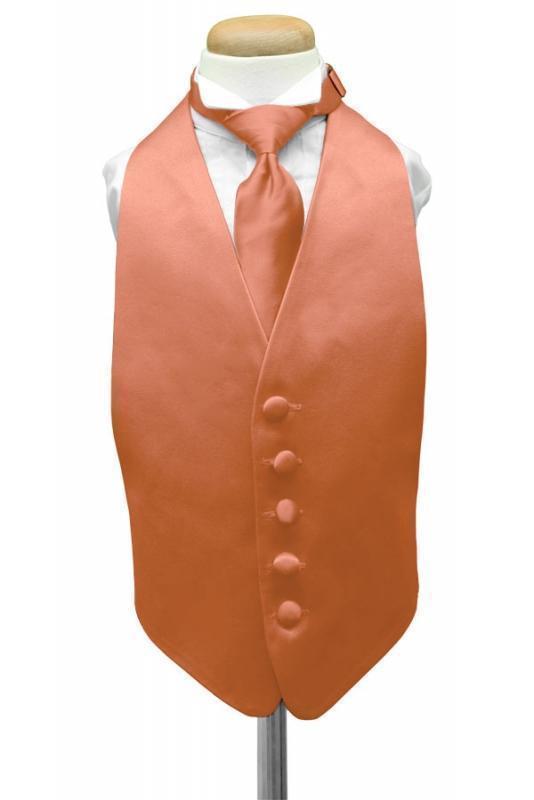 Luxury Satin Kids Tuxedo Vest-17