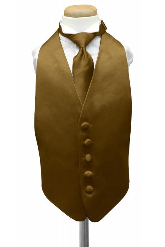Luxury Satin Kids Tuxedo Vest-3
