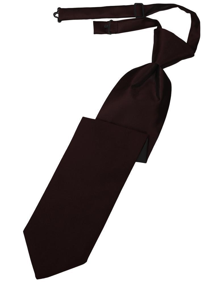 Luxury Satin Necktie Pre-Tied-64