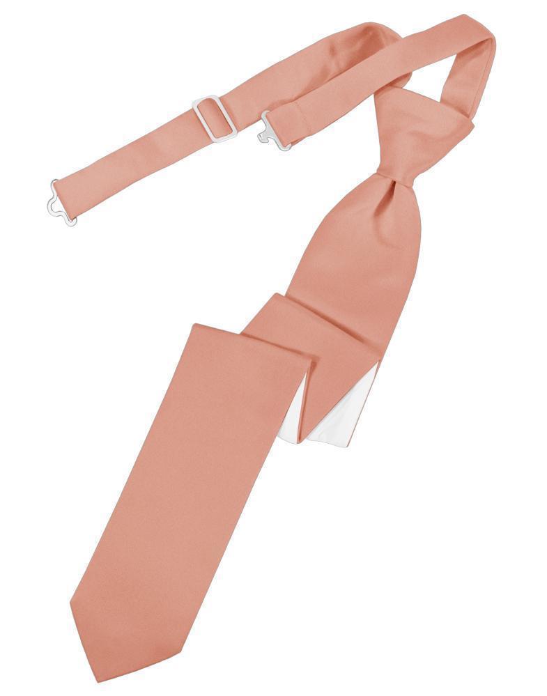 Luxury Satin Skinny Necktie Pre-Tied-16