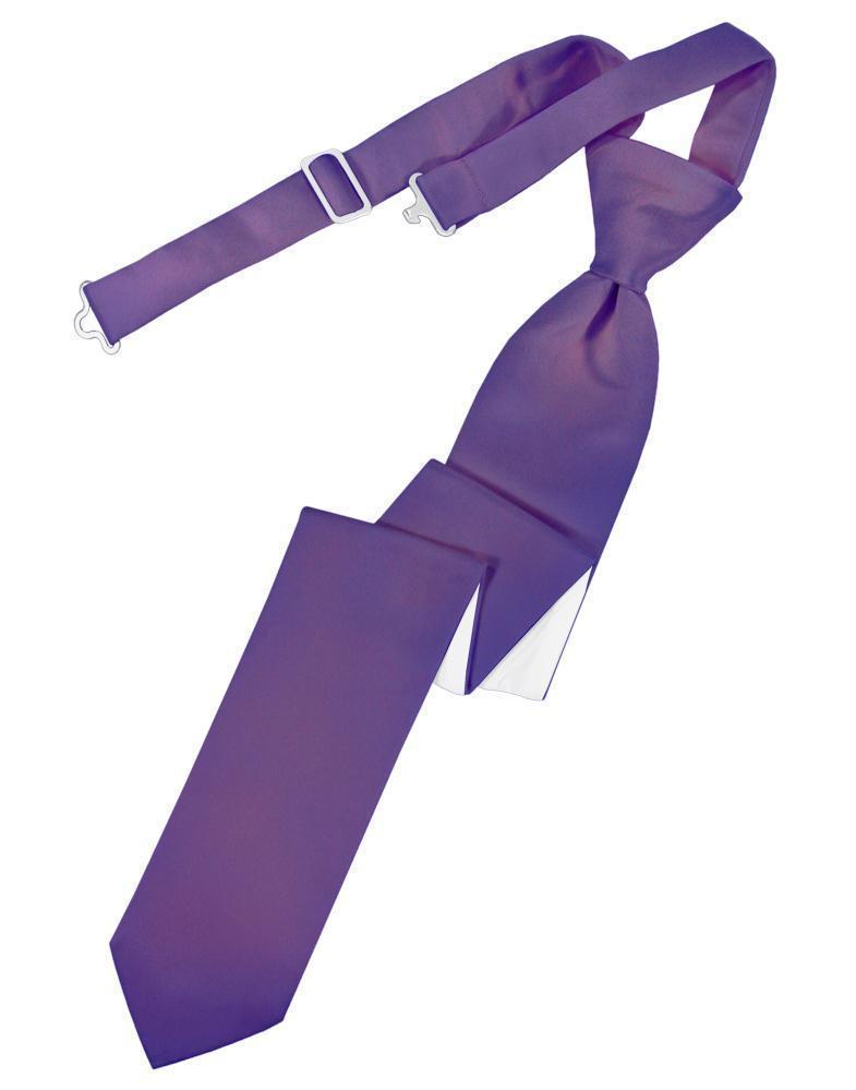 Luxury Satin Skinny Necktie Pre-Tied-20