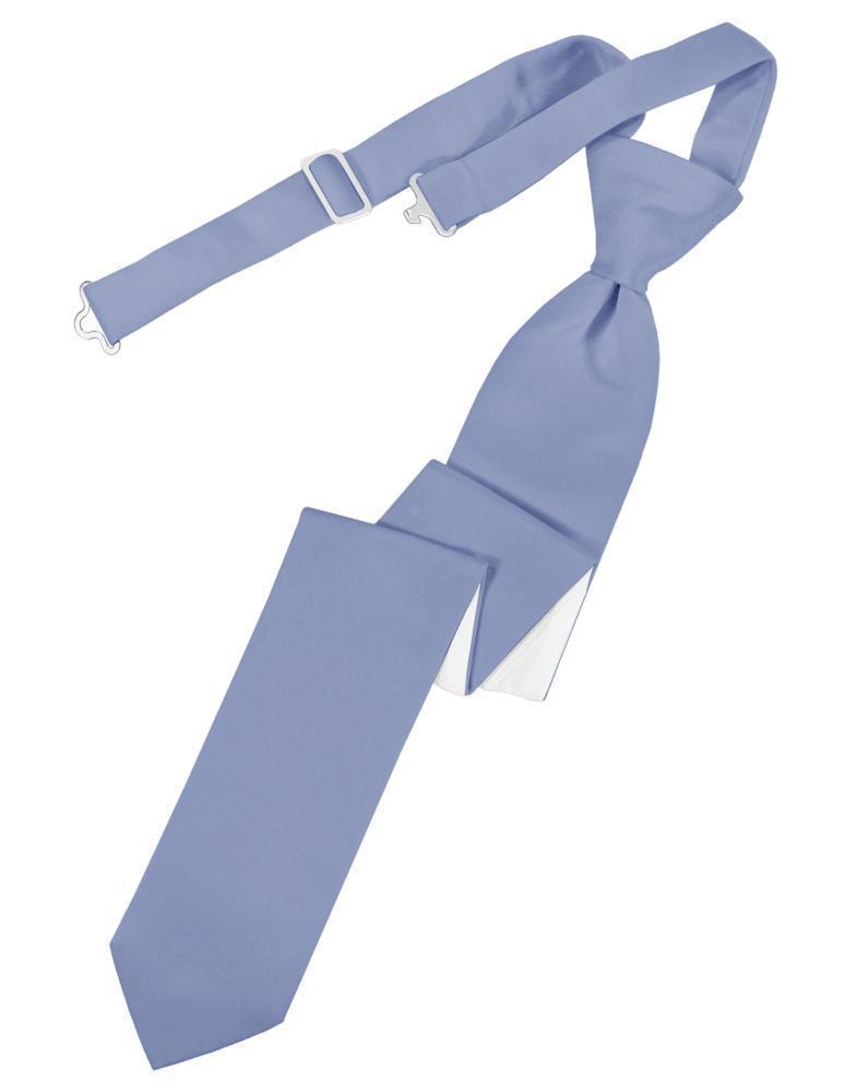 Luxury Satin Skinny Necktie Pre-Tied-47
