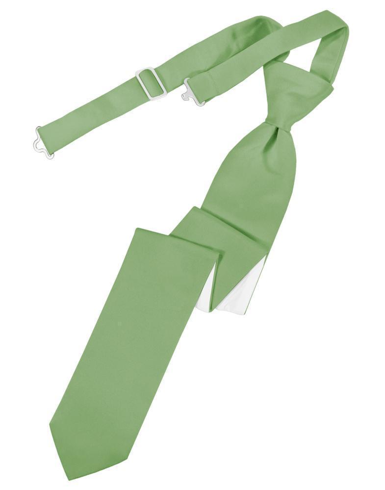 Luxury Satin Skinny Necktie Pre-Tied-56