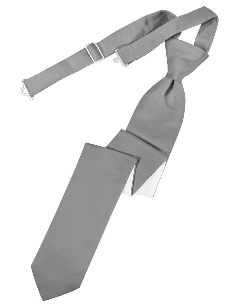 Luxury Satin Skinny Necktie Pre-Tied-60