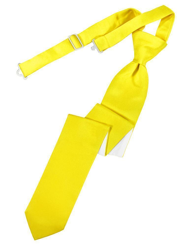 Luxury Satin Skinny Necktie Pre-Tied-62