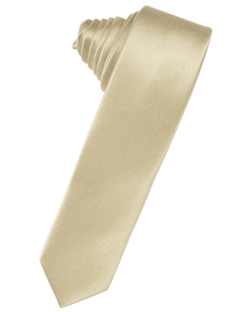 Luxury Satin Skinny Necktie Self Tie-4