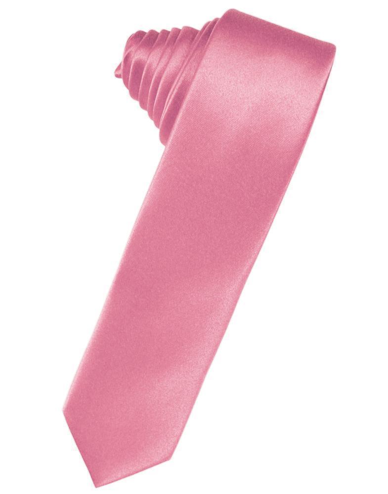 Luxury Satin Skinny Necktie Self Tie-54