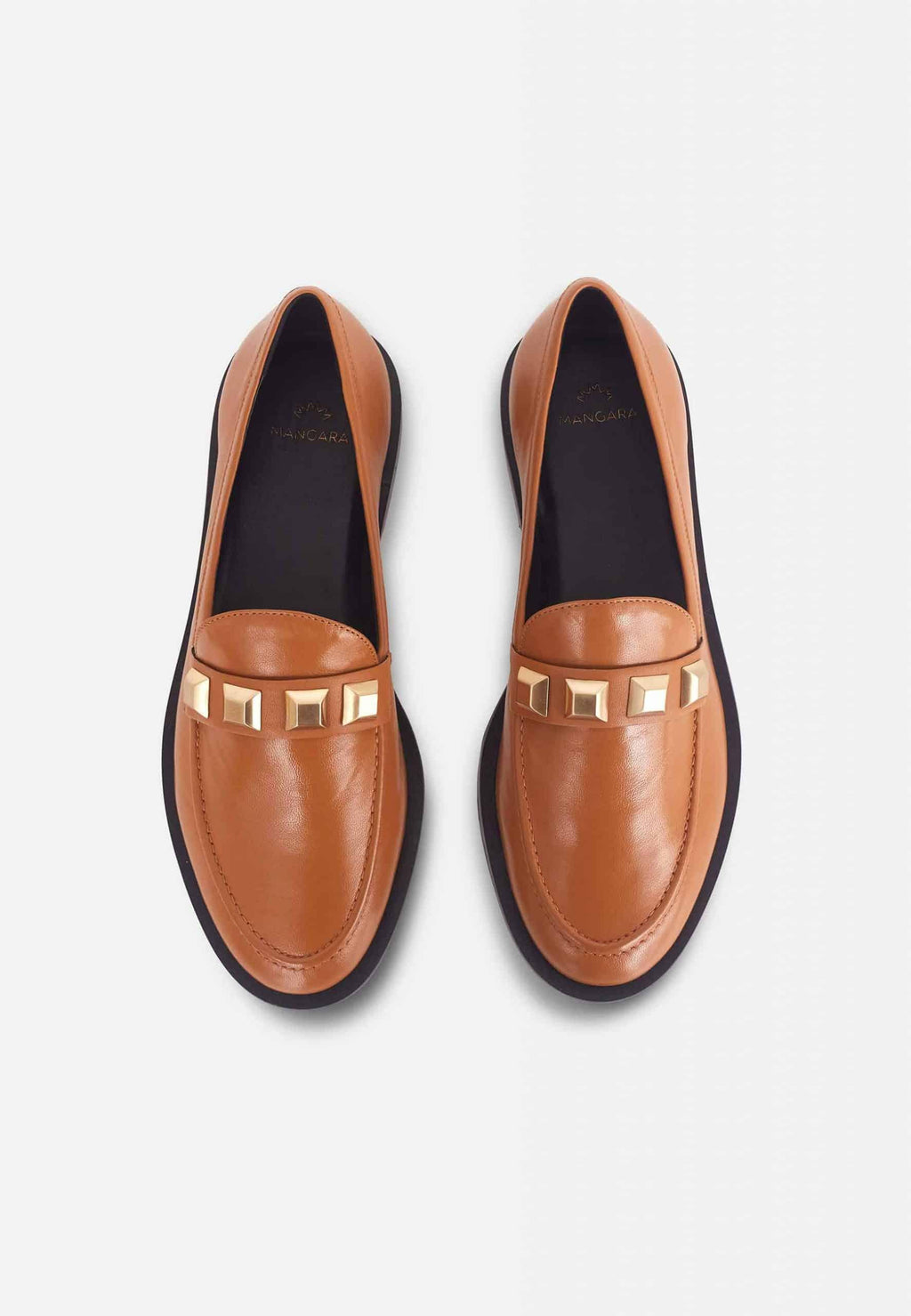 Caetê Calf Caramel Leather Loafers-2