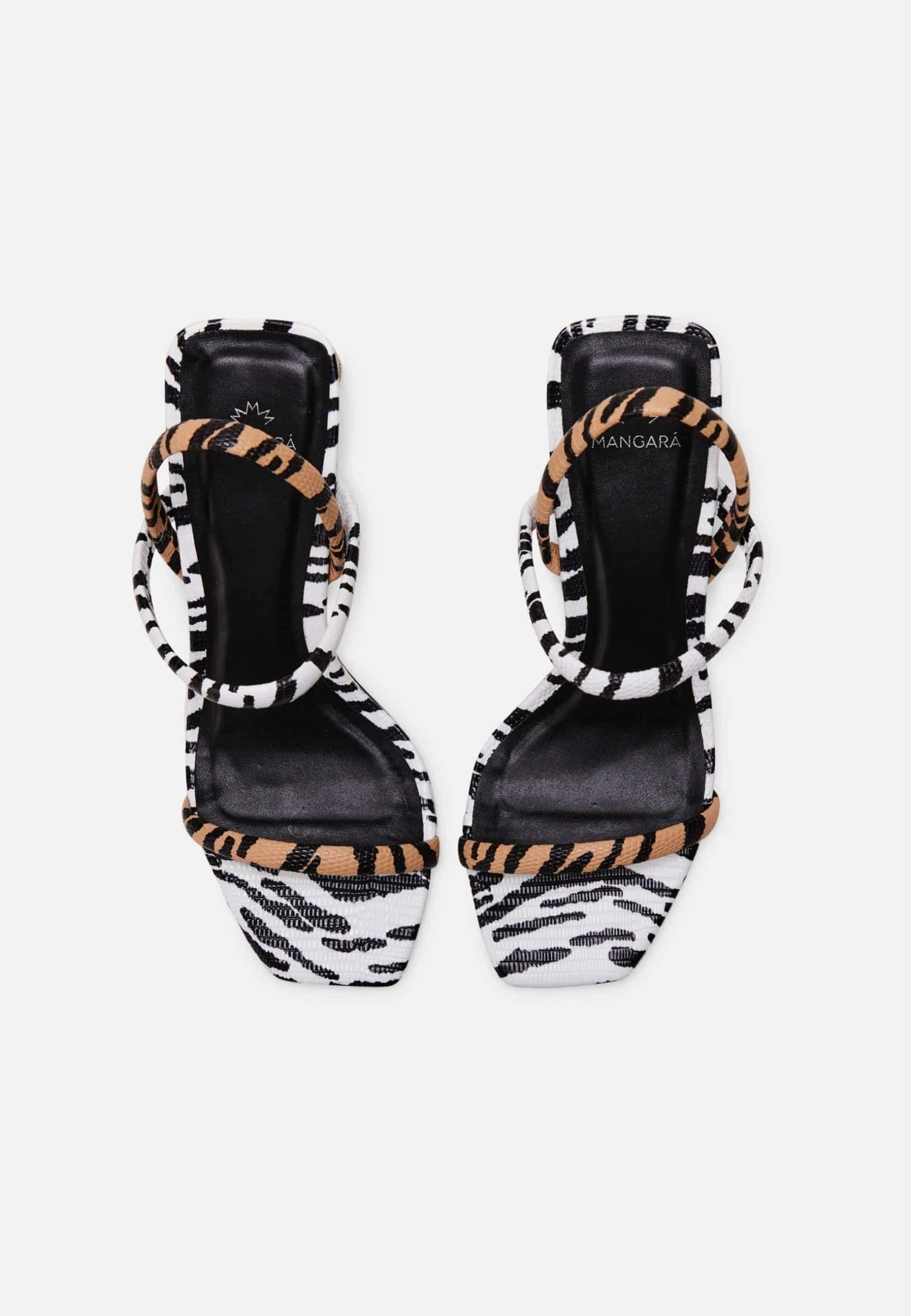 Palmito Animal Print Calf Leather Sandals – 6.5cm Block Heel-1