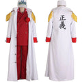 Akainu Cosplay Sakazuki Admiral Suit Halloween Costume-0