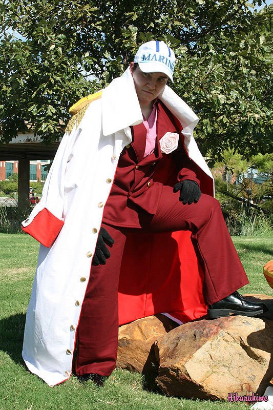 Akainu Cosplay Sakazuki Admiral Suit Halloween Costume-4