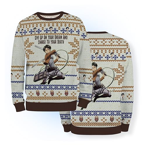AOT Livaï Ackerman Attack Epic Christmas Sweater