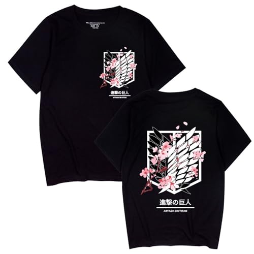 Attack on Titan SAkura Official Anime Emblem Shirt-0