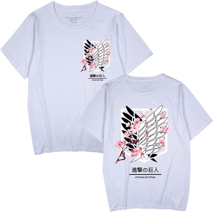 Attack on Titan SAkura Official Anime Emblem Shirt-1