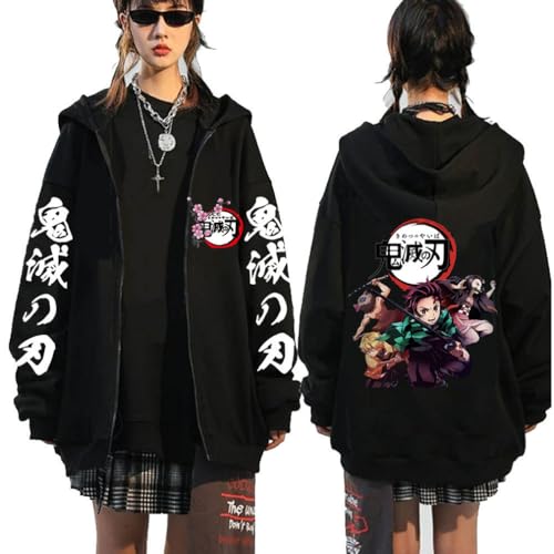 Demon Slayer Epic Anime Sakura Leaves Hoodie-0