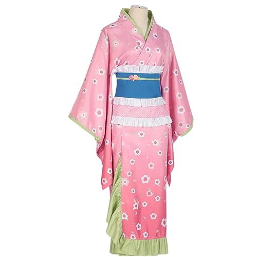 Demon Slayer Full Mitsuri Cosplay Kimono-4