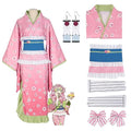 Demon Slayer Full Mitsuri Cosplay Kimono-0