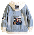 Jujutsu Kaisen Hoodies – Gojo Satoru Denim Hoodie | Anime Streetwear for JJK Fans-0