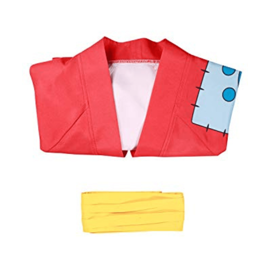 Monkey D Luffy Wano Kimono Style Cosplay-1