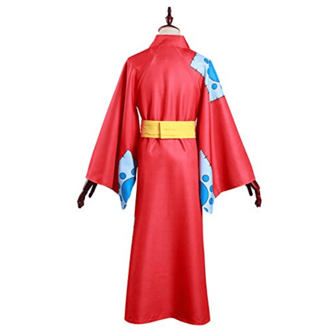 Monkey D Luffy Wano Kimono Style Cosplay-4