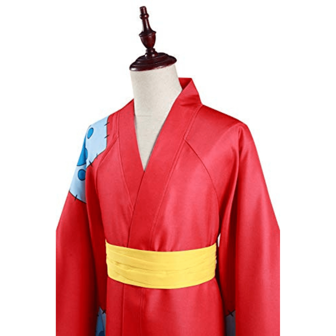 Monkey D Luffy Wano Kimono Style Cosplay-3