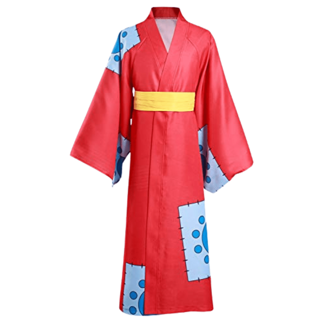 Monkey D Luffy Wano Kimono Style Cosplay-0