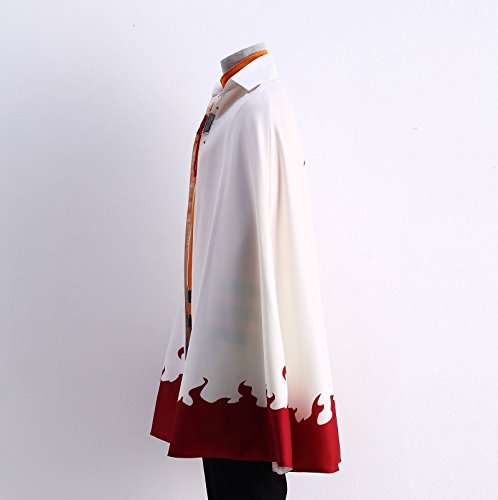 Naruto Uzumaki 7th Hokage Cloak Cosplay Costume-3