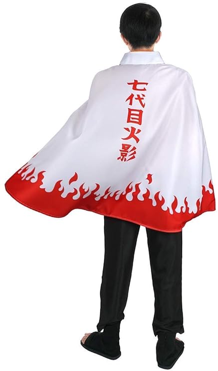 Naruto Uzumaki 7th Hokage Cloak Cosplay Costume-4