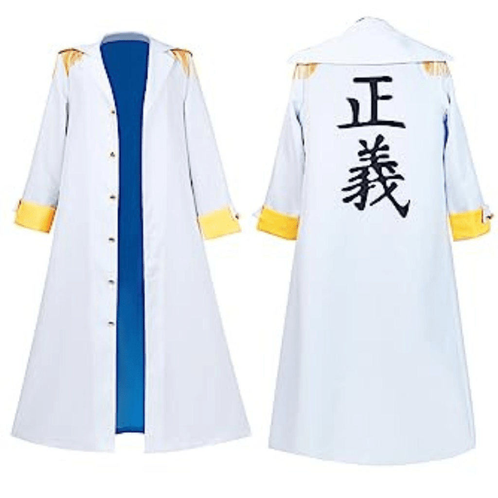 One Piece Admiral Kizaru Cosplay Cloak-0