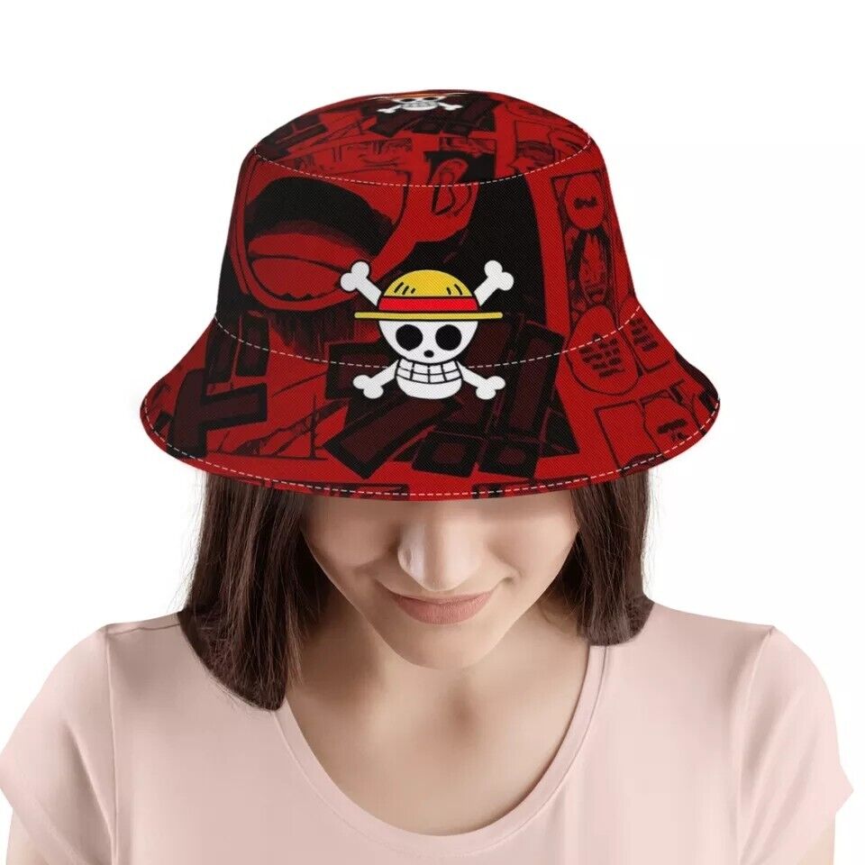 One Piece Crew Bucket 3D Hat