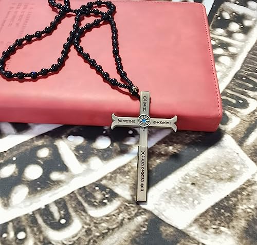 One Piece Dracule Mihawk Cross Sword Necklace