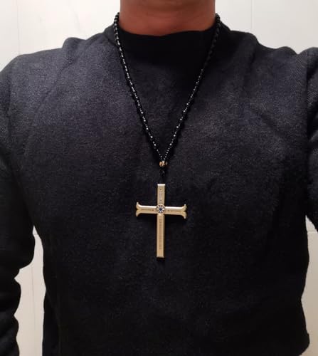 One Piece Dracule Mihawk Cross Sword Necklace