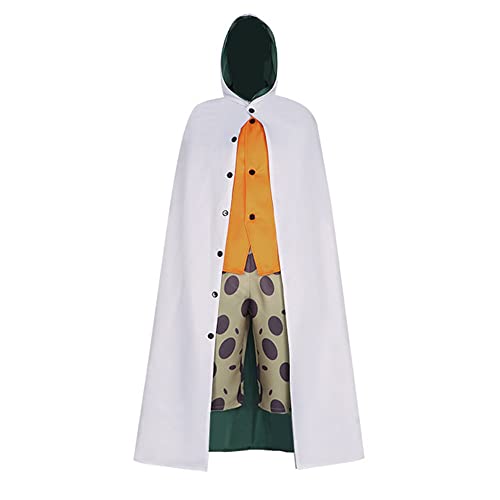 One Piece Full Rayleigh Cosplay Costume-0